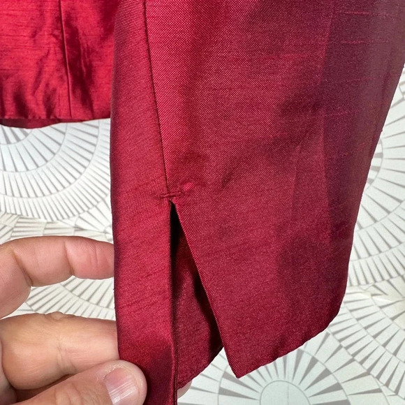 Lane Bryant Women’s Red Dress Blazer Size 26 One Button - Picture 5 of 5